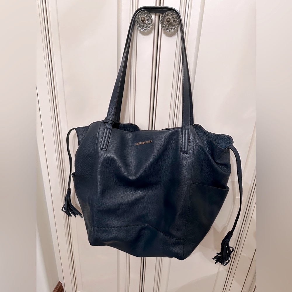 MK ashbury navy shoulder bag